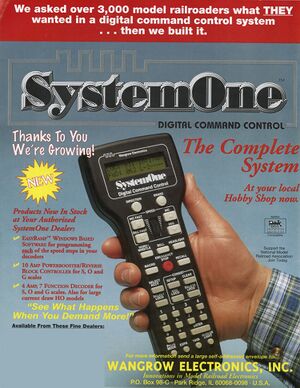 SystemOne magazine advertisment
