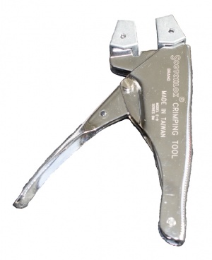 Specialized pliers made for crimping Scotchloks